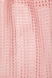 Fame Pointelle Knit Crochet Tote Bag