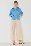 Marina West Swim Pleated Hood Jacket with 2 Way Zipper