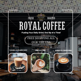 Royal Mint Freshly Roasted Flavored Coffee, (Mint) (Coarse)