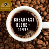 Royal Breakfast Blend+ Freshly Roasted Coffee, (Breakfast Blend+) (Whole Bean)
