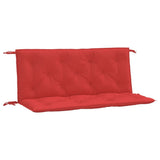 Garden Bench Cushions 2pcs Red 47.2"x19.7"x2.8" Oxford Fabric