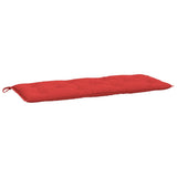 Garden Bench Cushions 2pcs Red 47.2"x19.7"x2.8" Oxford Fabric