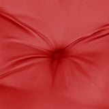 Garden Bench Cushions 2pcs Red 47.2"x19.7"x2.8" Oxford Fabric