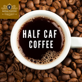 Royal Half Caffeine Fresh Roasted Coffee, (Half Caf) (Coarse)
