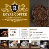 Royal Breakfast Blend Freshly Roasted Coffee, (Breakfast Blend) (Whole Bean)
