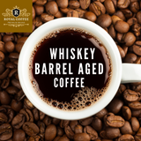 Royal Whiskey Barrel Aged Freshly Roasted Single Origin Coffee, (Whiskey Barrel Aged) (Coarse)