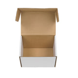 50 Pack 6x4x3 inch Corrugated Box Mailers- White Cardboard Shipping Box Corrugated Box Mailer Shipping Box for Mailer RT