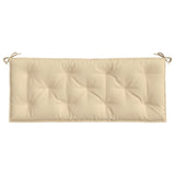 Garden Bench Cushions 2pcs Beige 47.2"x19.7"x2.8" Oxford Fabric