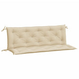 Garden Bench Cushions 2pcs Beige 59.1"x19.7"x2.8" Oxford Fabric