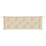 Garden Bench Cushions 2pcs Beige 59.1"x19.7"x2.8" Oxford Fabric
