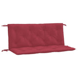 Garden Bench Cushions 2pcs Wine Red 47.2"x19.7"x2.8" Oxford Fabric