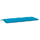 Garden Bench Cushions 2pcs Light Blue 47.2"x19.7"x2.8" Oxford Fabric