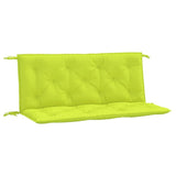 Garden Bench Cushions 2pcs Bright Green 47.2"x19.7"x2.8" Oxford Fabric