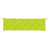 Garden Bench Cushions 2pcs Bright Green 70.9"x19.7"x2.8" Oxford Fabric