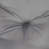Garden Bench Cushions 2pcs Gray 59.1"x19.7"x2.8" Oxford Fabric