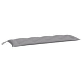 Garden Bench Cushions 2pcs Gray 59.1"x19.7"x2.8" Oxford Fabric