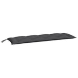 Garden Bench Cushions 2pcs Anthracite 59.1"x19.7"x2.8" Oxford Fabric