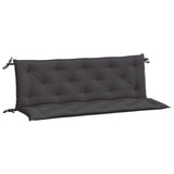 Garden Bench Cushions 2pcs Anthracite 59.1"x19.7"x2.8" Oxford Fabric