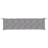 Garden Bench Cushions 2pcs Gray 78.7"x19.7"x2.8" Oxford Fabric