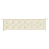 Garden Bench Cushions 2pcs Cream White 78.7"x19.7"x2.8" Oxford Fabric