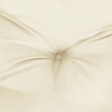 Garden Bench Cushions 2pcs Cream White 78.7"x19.7"x2.8" Oxford Fabric