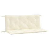 Garden Bench Cushions 2pcs Cream White 47.2"x19.7"x2.8" Oxford Fabric