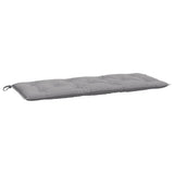 Garden Bench Cushions 2pcs Gray 47.2"x19.7"x2.8" Oxford Fabric